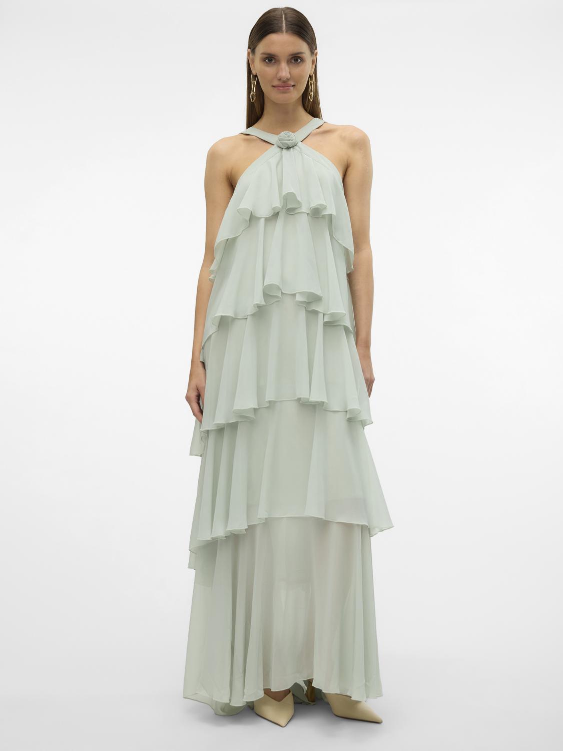 VMFELICIA Long Dress - Sea Foam