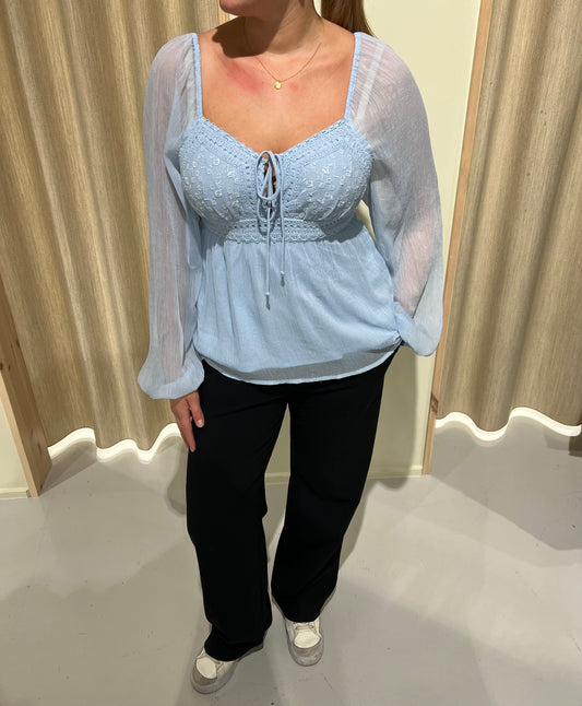 VMDINA Top - Cashmere Blue